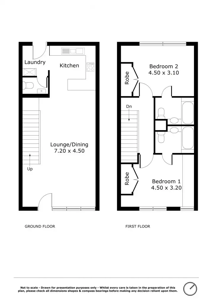 Floorplan of Homely townhouse listing, 9/117 Lake Street, Perth WA 6000
