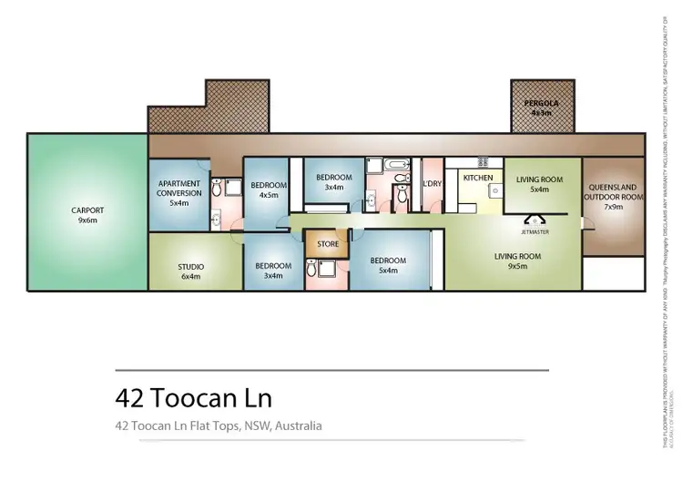 Floorplan of Homely house listing, 42 Toocan Lane, Dungog NSW 2420