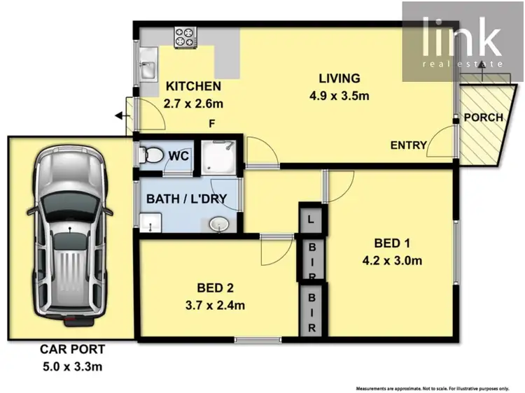 Floorplan of Homely house listing, 1/228 Olive Street, Albury NSW 2640