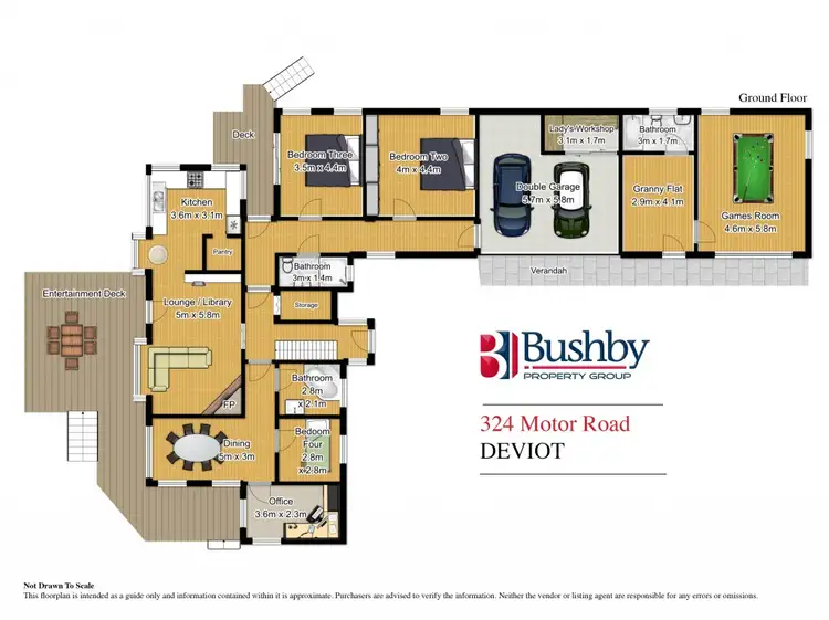 Floorplan of Homely house listing, 324 Motor Road, Deviot TAS 7275