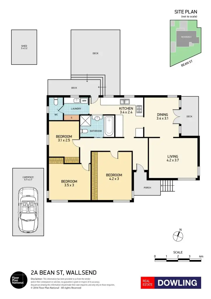 Floorplan of Homely house listing, 2 Bean Street, Wallsend NSW 2287