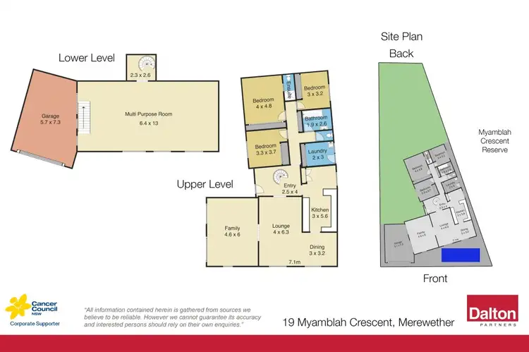 Floorplan of Homely house listing, 19 Myamblah Crescent, Merewether NSW 2291