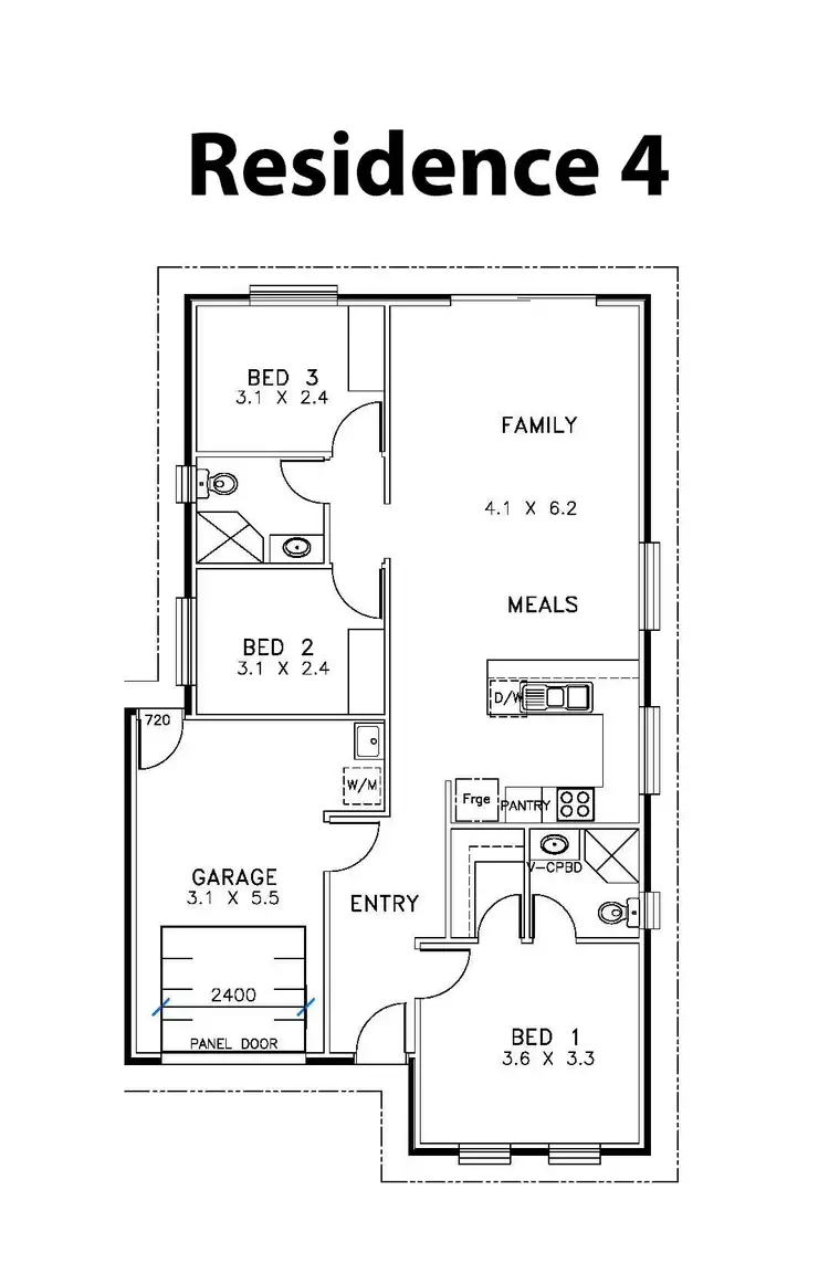 Floorplan of Homely house listing, 3 Lang Street, Highbury SA 5089