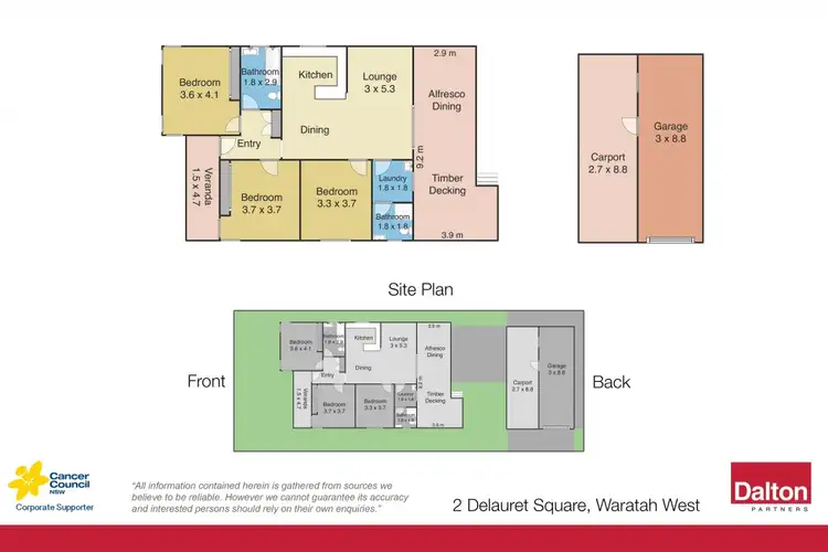 Floorplan of Homely house listing, 2 Delauret Square, Waratah West NSW 2298