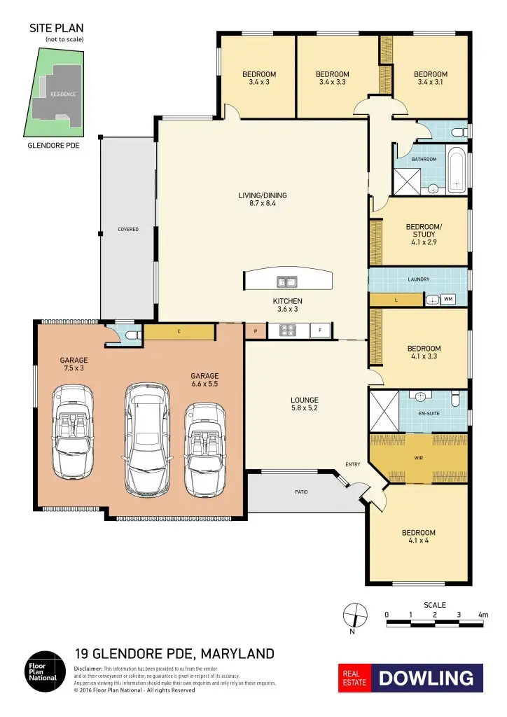 Floorplan of Homely house listing, 19 Glendore Parade, Maryland NSW 2287