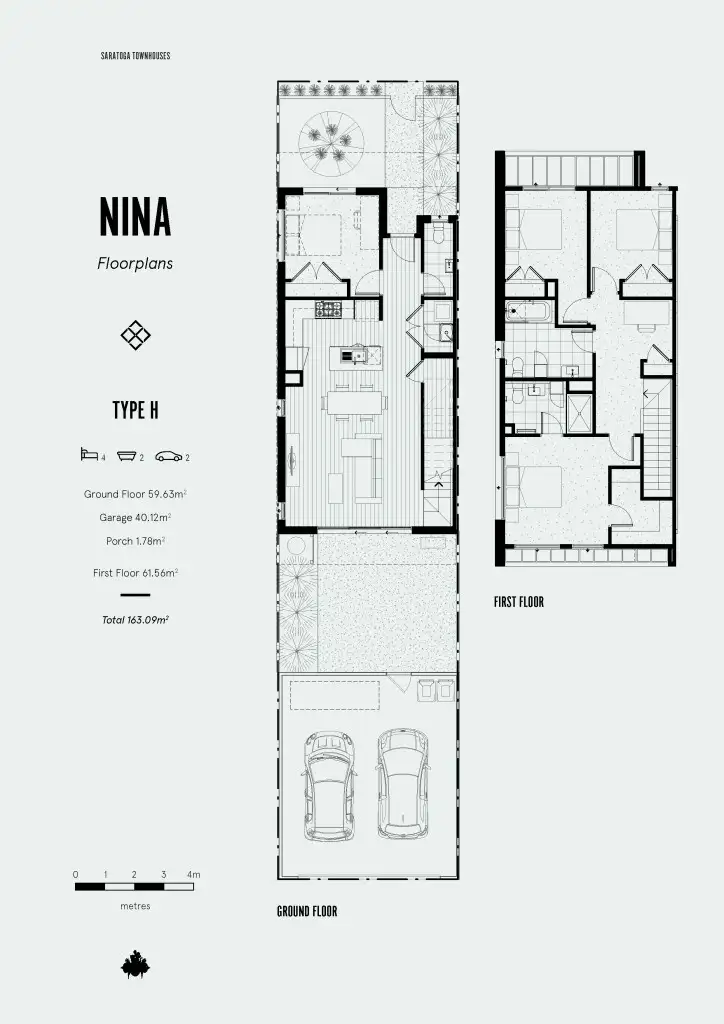 Floorplan of Homely townhouse listing, TH 1 Cnr Hayton Park & Alarah Boulevard, Cranbourne West VIC 3977