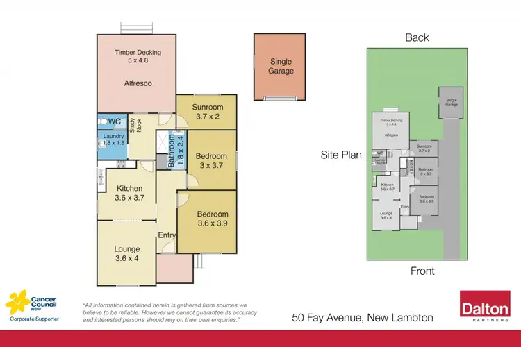 Floorplan of Homely house listing, 50 Fay Avenue, New Lambton NSW 2305