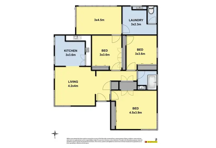 Floorplan of Homely house listing, 220 Wilson Street, Colac VIC 3250