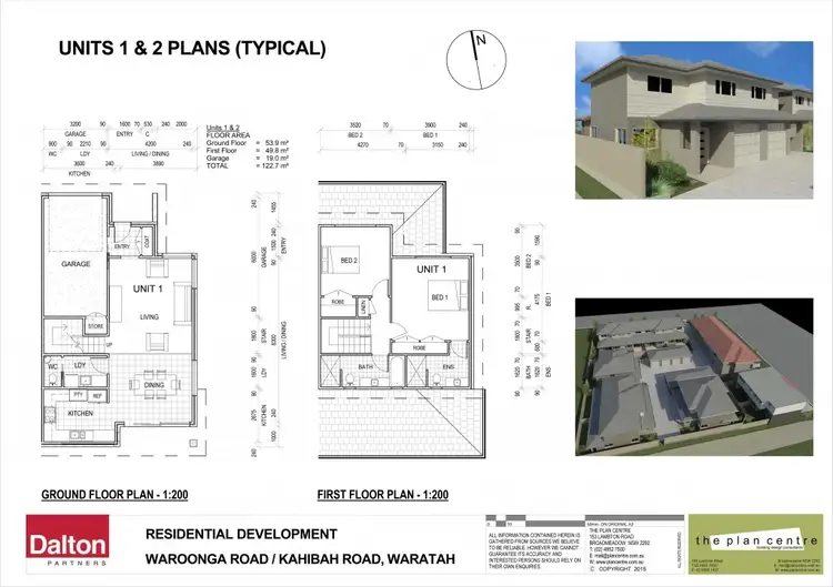 Floorplan of Homely townhouse listing, 3/41 Waroonga Road, Waratah NSW 2298