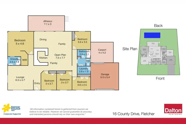 Floorplan of Homely house listing, 16 County Drive, Fletcher NSW 2287