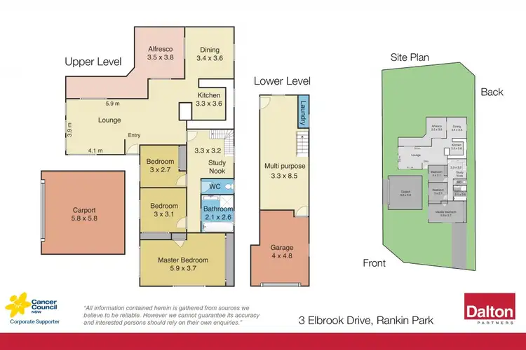 Floorplan of Homely house listing, 3 Elbrook Drive, Rankin Park NSW 2287