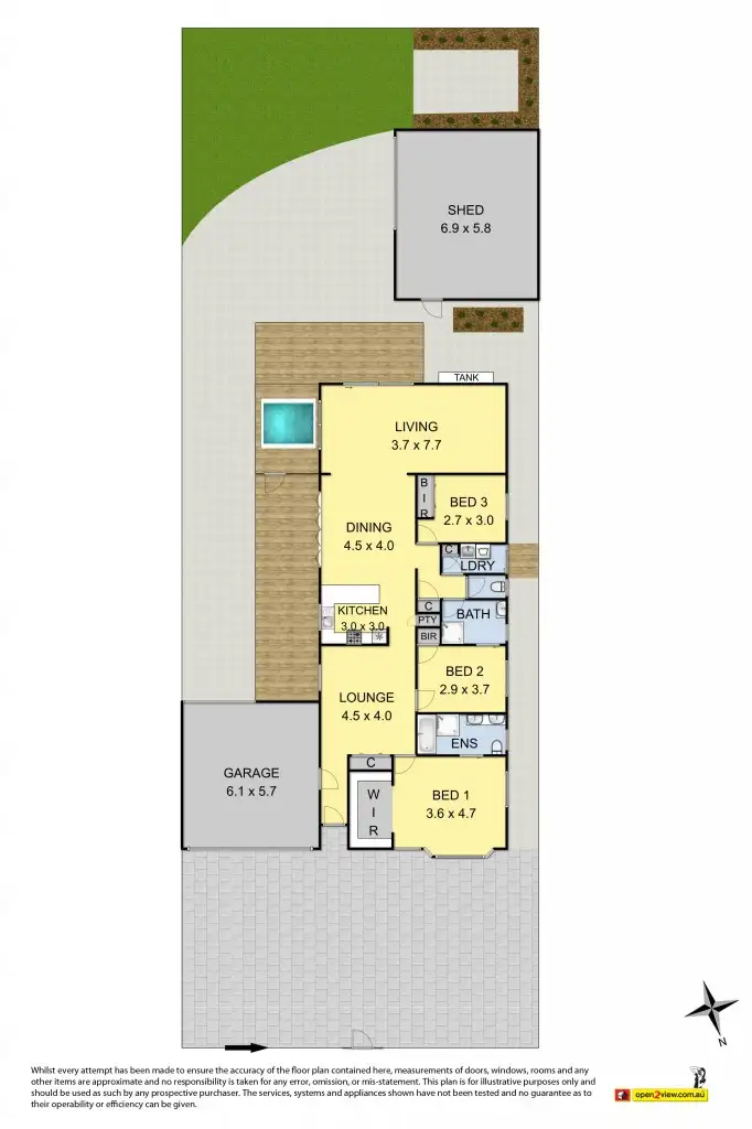 Floorplan of Homely house listing, 9 Marigold Avenue, Altona North VIC 3025