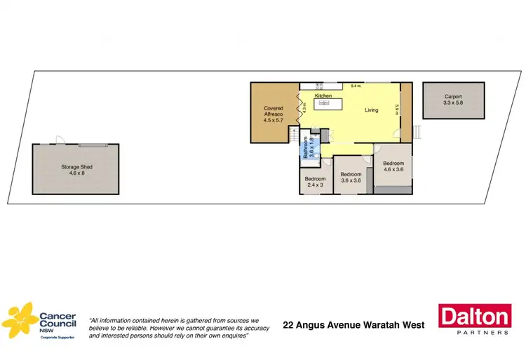 Floorplan of Homely house listing, 22 Angus Avenue, Waratah West NSW 2298