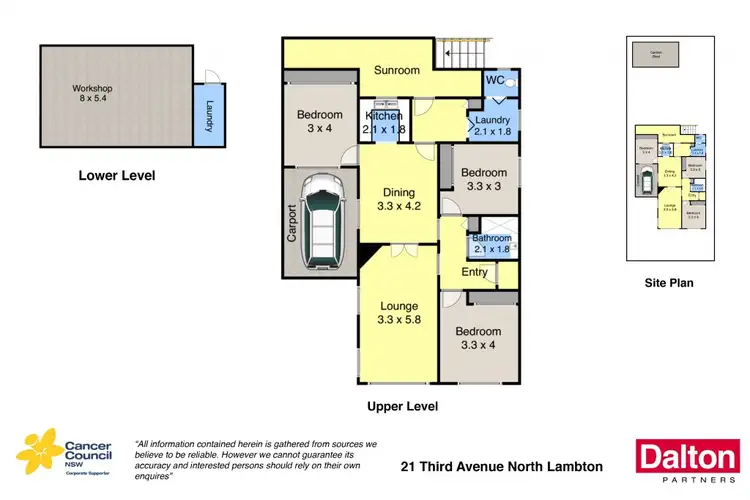 Floorplan of Homely house listing, 21 Third Avenue, North Lambton NSW 2299