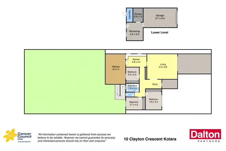 Floorplan of Homely house listing, 10 Clayton Crescent, Kotara NSW 2289
