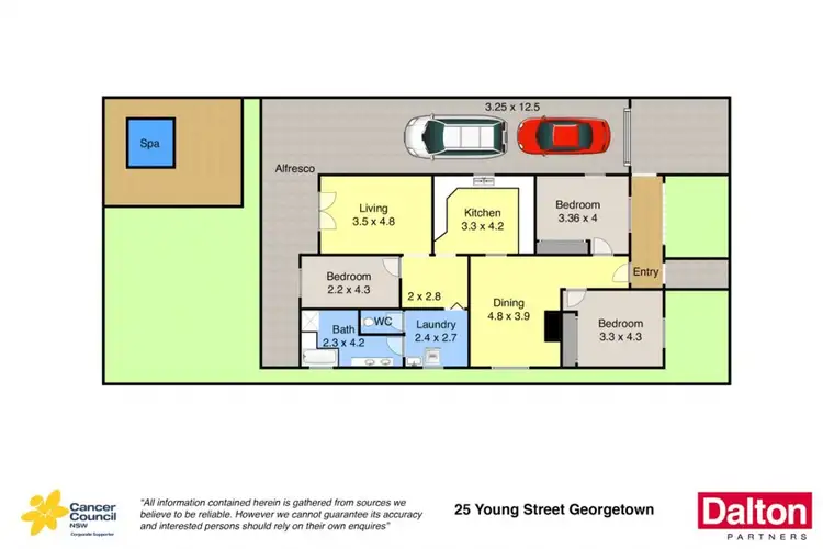 Floorplan of Homely house listing, 25 Young Street, Georgetown NSW 2298