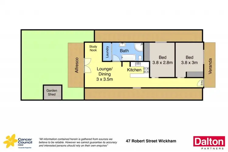 Floorplan of Homely house listing, 47 Robert Street, Wickham NSW 2293