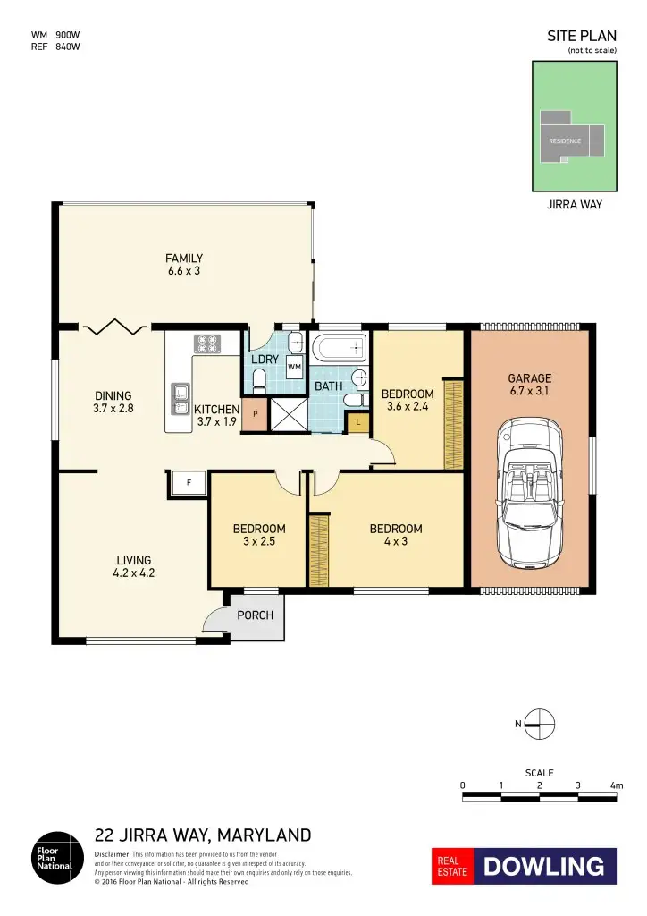 Floorplan of Homely house listing, 22 Jirra Way, Maryland NSW 2287