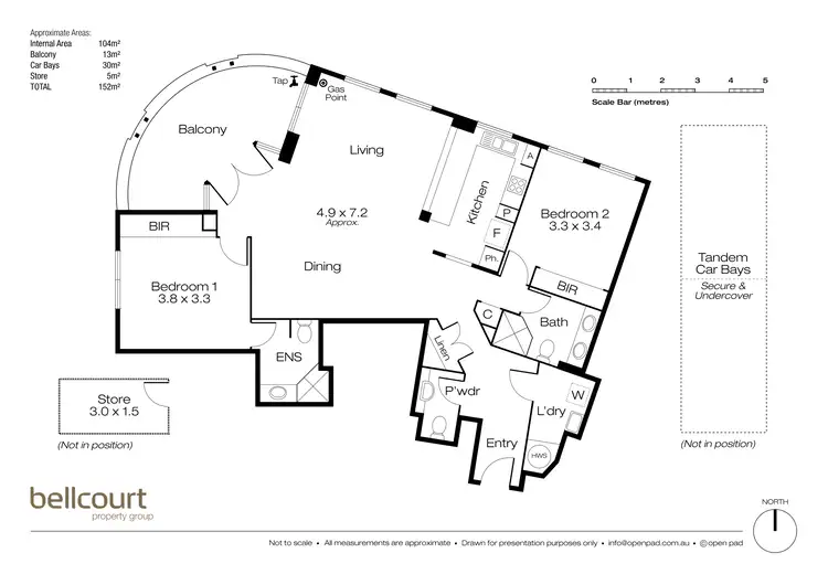 Floorplan of Homely apartment listing, 29/1 Brigid Road, Subiaco WA 6008