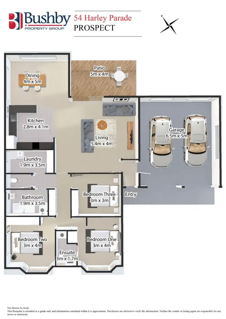 Floorplan of Homely house listing, 54 Harley Parade, Prospect Vale TAS 7250