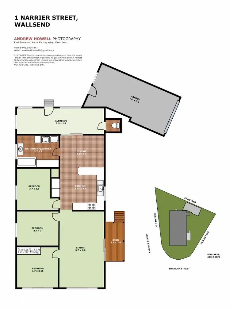 Floorplan of Homely house listing, 1 Narrier Street, Wallsend NSW 2287