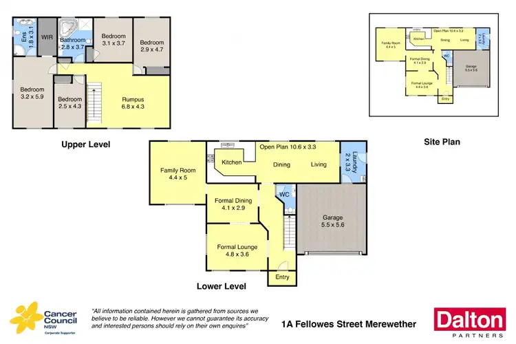 Floorplan of Homely house listing, 1A Fellowes Street, Merewether NSW 2291