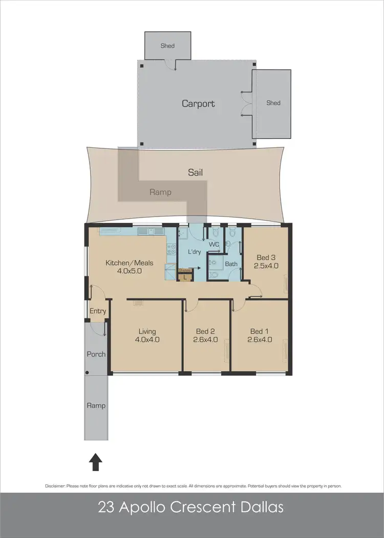 Floorplan of Homely house listing, 23 Apollo Crescent, Dallas VIC 3047