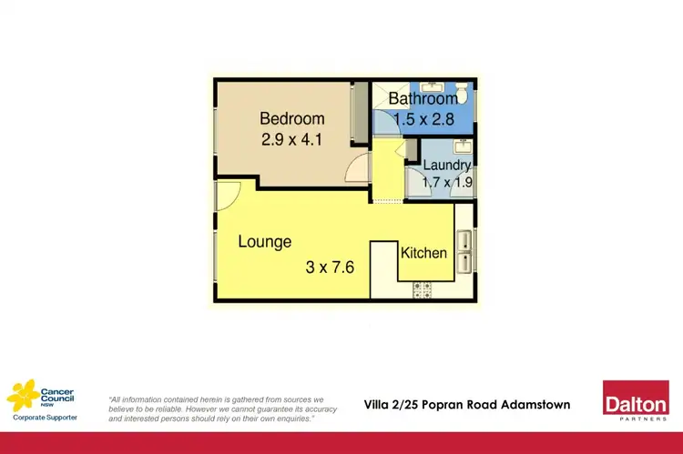 Floorplan of Homely unit listing, 2/25 Popran Road, Adamstown NSW 2289