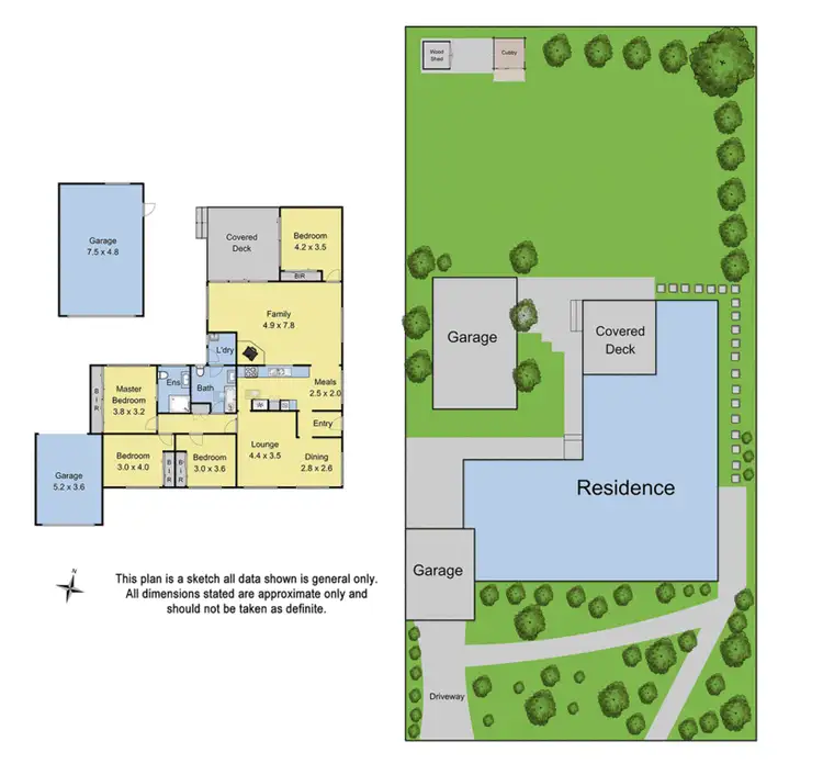 Floorplan of Homely house listing, 5 Erica Crescent, Heathmont VIC 3135