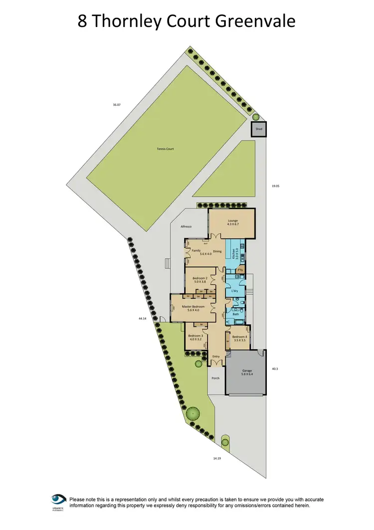 Floorplan of Homely house listing, 8 Thornley Court, Greenvale VIC 3059