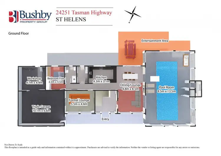 Floorplan of Homely house listing, 24251 Tasman Highway, St Helens TAS 7216