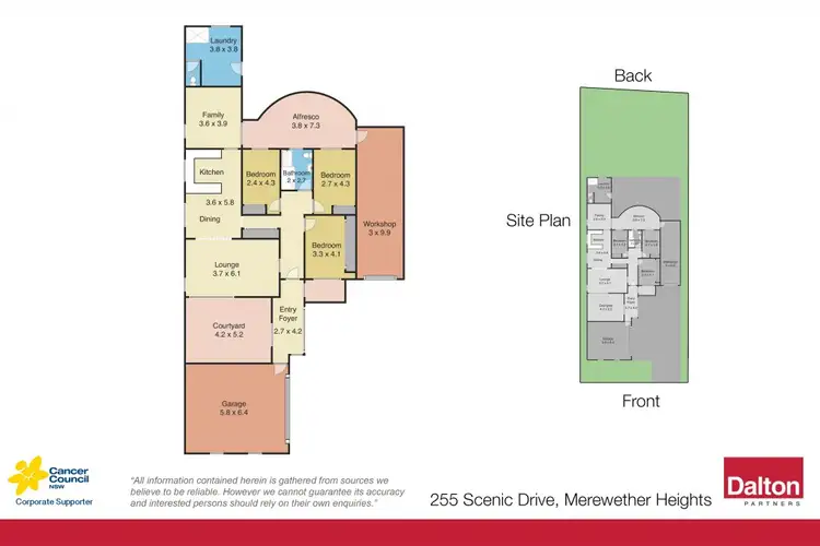 Floorplan of Homely house listing, 255 Scenic Drive, Merewether Heights NSW 2291
