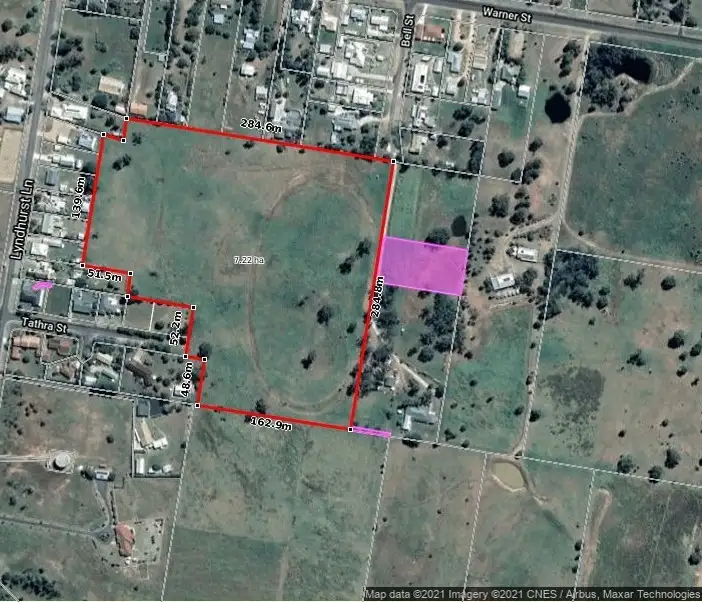 Floorplan of Homely land listing, 11 Bell Street, Rosenthal Heights QLD 4370