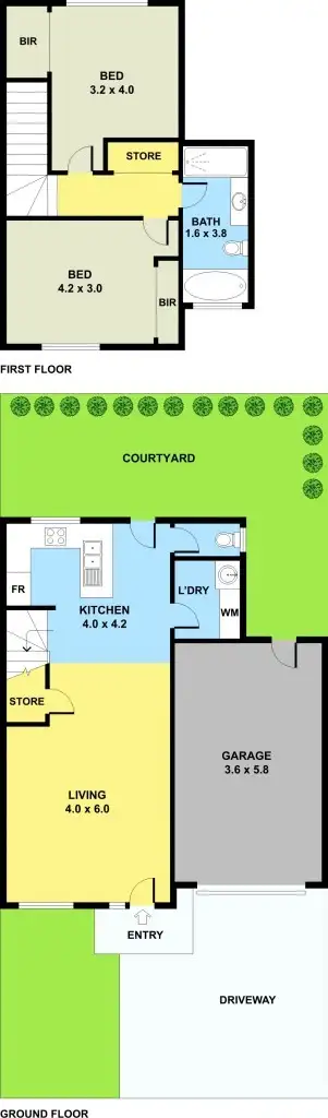 Floorplan of Homely house listing, 10 Kadana Street, Glenroy VIC 3046