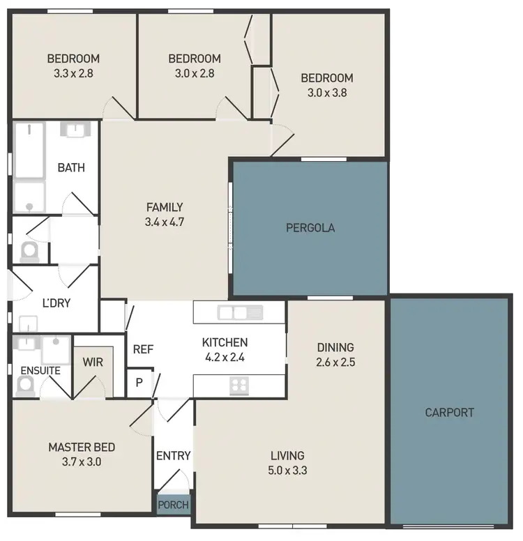 Floorplan of Homely house listing, 70 Evergreen Avenue, Albanvale VIC 3021
