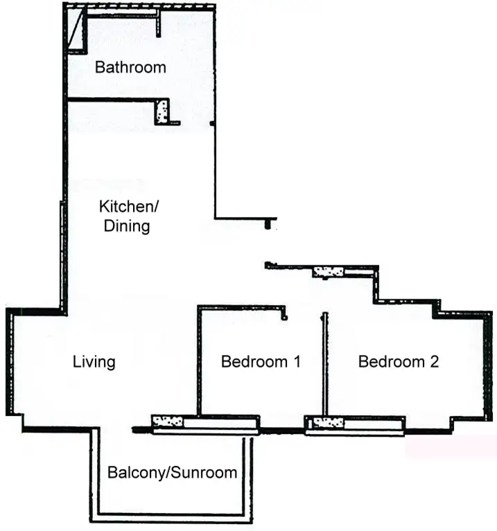 Floorplan of Homely apartment listing, 415/10 Balfours Way, Adelaide SA 5000