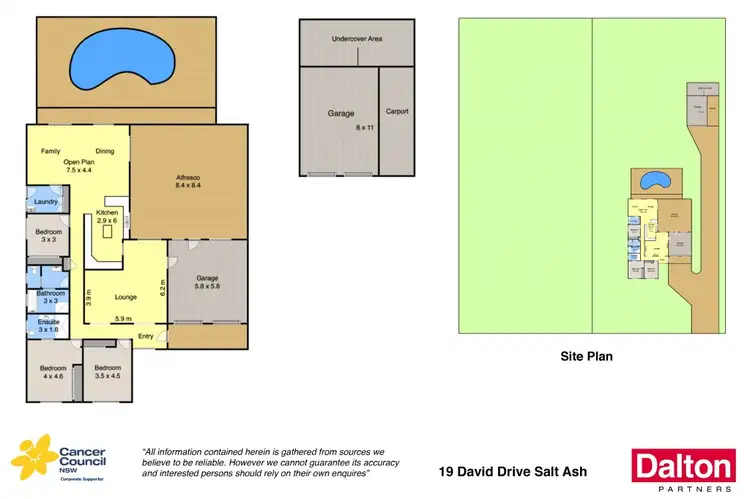 Floorplan of Homely house listing, 18 David Drive, Salt Ash NSW 2318