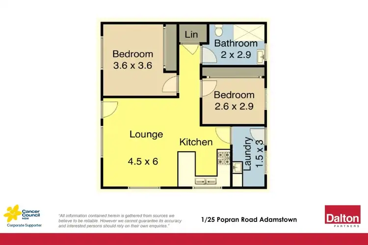 Floorplan of Homely unit listing, 1/25 Popran Road, Adamstown NSW 2289