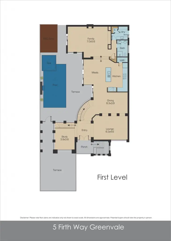 Floorplan of Homely house listing, 5 Firth Way, Greenvale VIC 3059