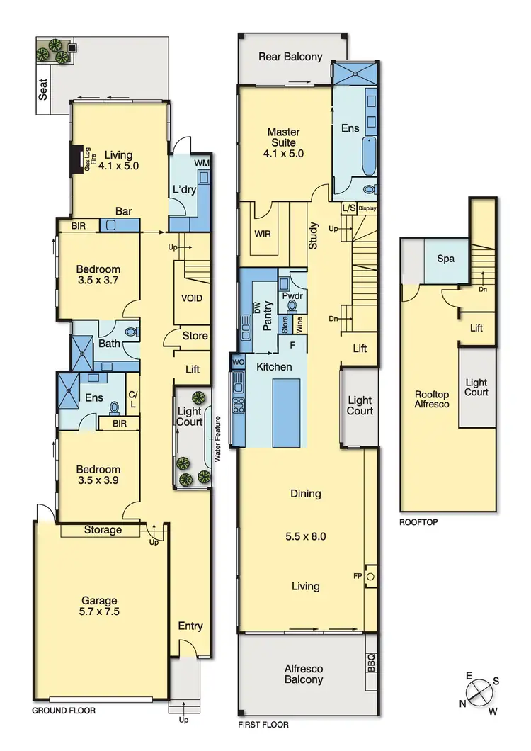 Floorplan of Homely house listing, 8a Royal Street, Mornington VIC 3931