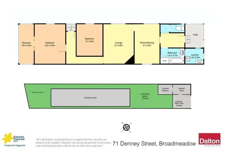 Floorplan of Homely house listing, 71 Denney Street, Broadmeadow NSW 2292