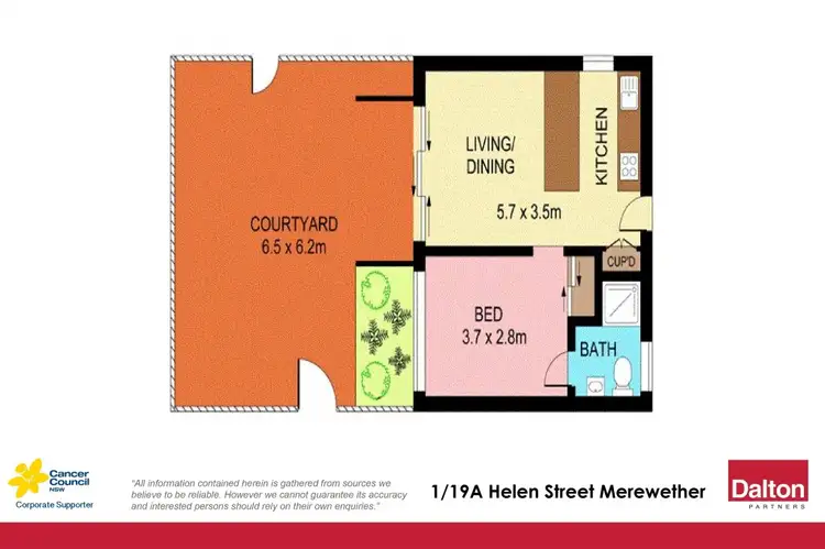 Floorplan of Homely villa listing, 1/19A Helen Street, Merewether NSW 2291