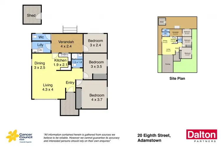 Floorplan of Homely house listing, 20 Eighth Street, Adamstown NSW 2289