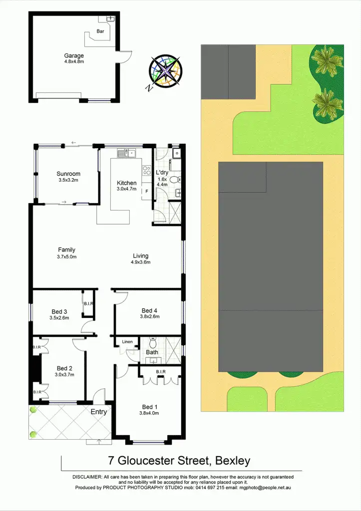 Floorplan of Homely house listing, 7 Gloucester Street, Bexley NSW 2207