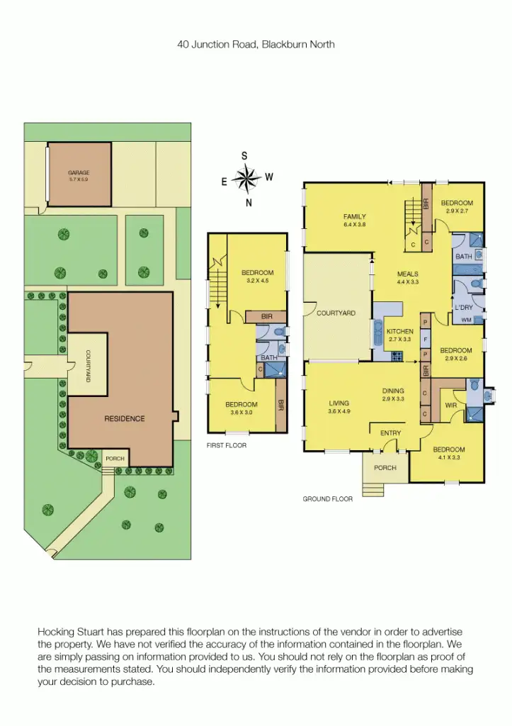Floorplan of Homely house listing, 40 Junction Road, Blackburn North VIC 3130