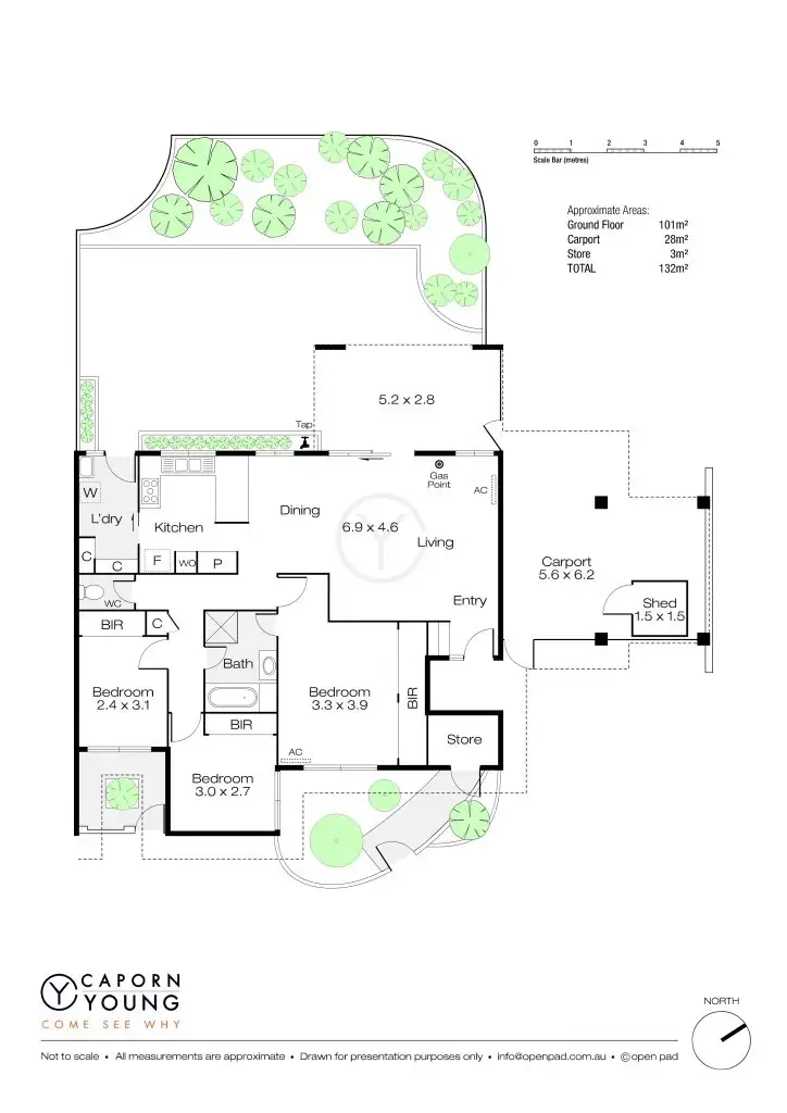 Floorplan of Homely villa listing, 9/46 Ainsworth Loop, Booragoon WA 6154