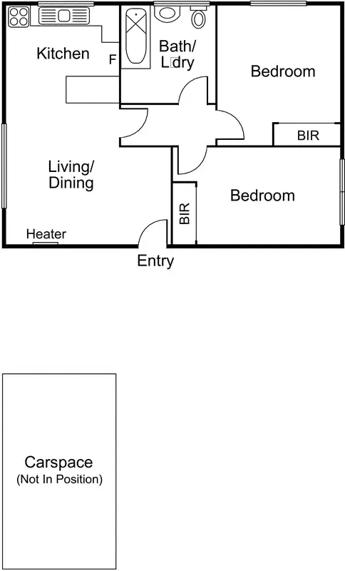 Floorplan of Homely unit listing, 7/8 Charlotte Street, Collingwood VIC 3066