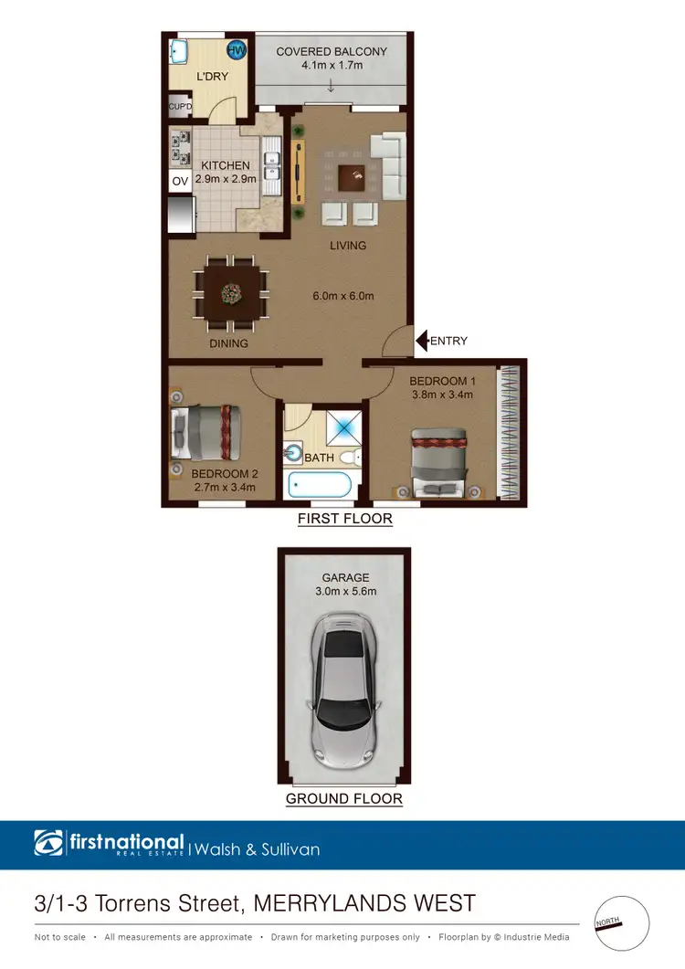 Floorplan of Homely apartment listing, 3/1-3 Torrens Street, Merrylands West NSW 2160