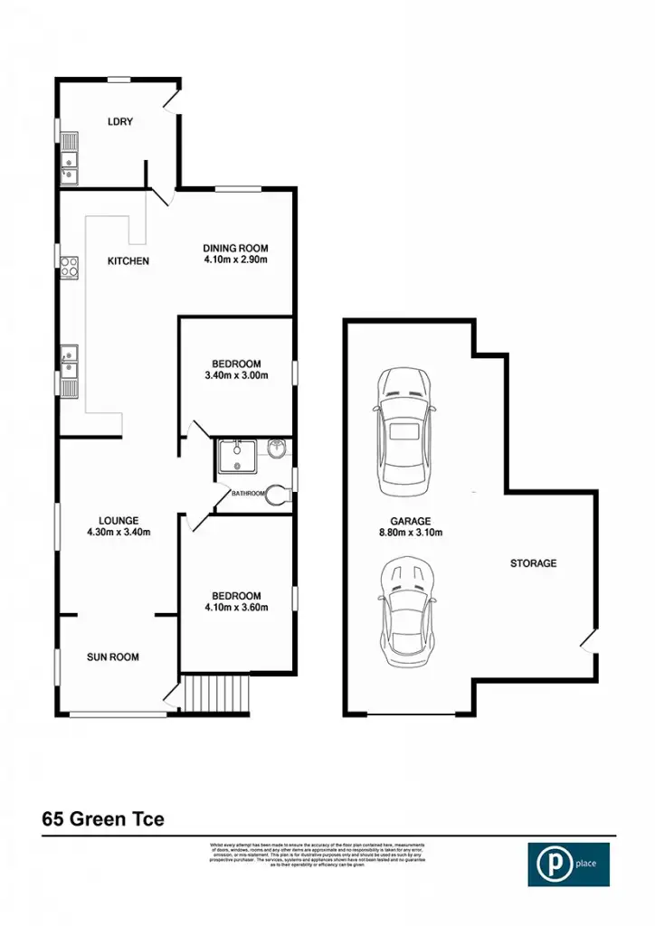 Floorplan of Homely house listing, 65 Green Terrace, Windsor QLD 4030