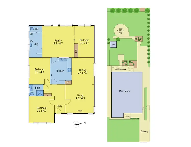 Floorplan of Homely house listing, 8 Rugby Street, Belmont VIC 3216